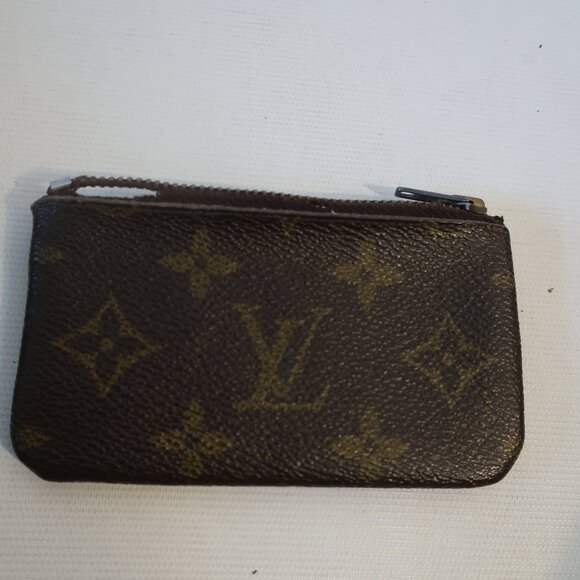 Womens Louis Vuitton Brown Monogram Leather Key Pouch W/Ring - Picture 7 of 8